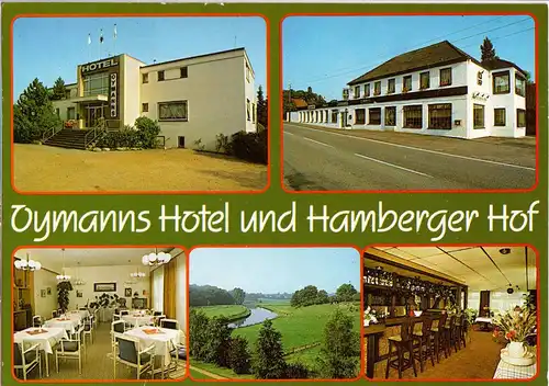 AK, Hamberge bei Lübeck, Oymanns Hotel - Restaurant Hamberger Hof, um 1990