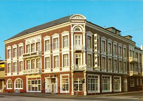 AK, Flensburg, Hotel Europa, um 1989