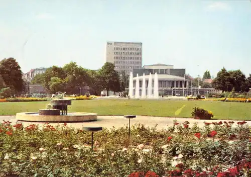 AK, Hameln Weser, Partie Bürgergarten, um 1966