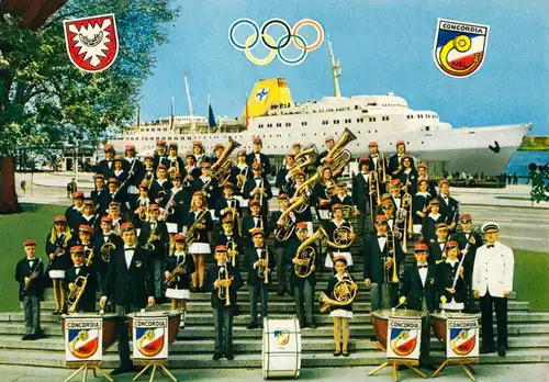 AK, Kiel, Jugendblasorchester "Concordia", Kiel, um 1972