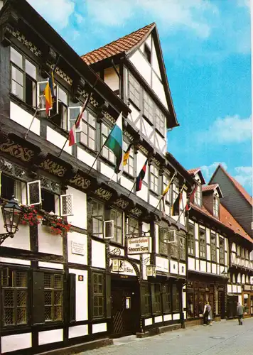 AK, Göttingen, Historische Gaststätte "Zum schwarzen Bären", um 1988