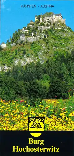 tour. Prospekt, Burg Hochosterwitz, Launsdorf, Kärnten, um 2000