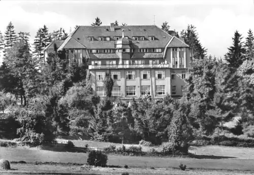 AK, Friedrichsbrunn Harz, Sanatorium "Ernst Thälmann", 1965