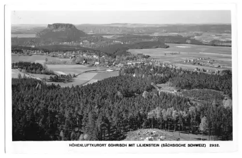 AK, Kurort Gohrisch Sächs. Schweiz, Gohrisch mit Lilienstein, 1959