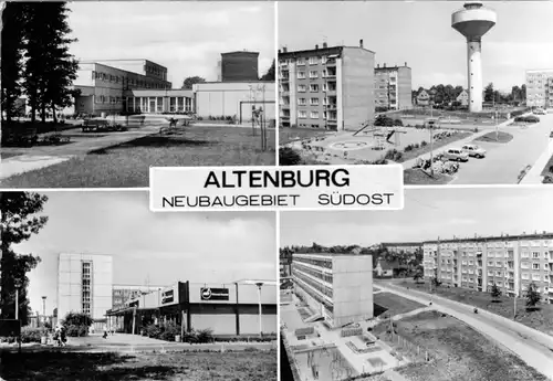 AK, Altenburg, Neubaugebiet Südost, vier Abb., 1981