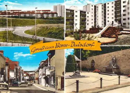 AK, Bonn - Duisdorf, vier Abb., um 1975