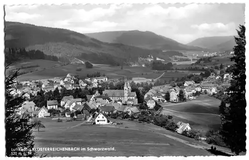 AK, Klosterreichenbach Schwarzw., Gesamtansicht, 1962