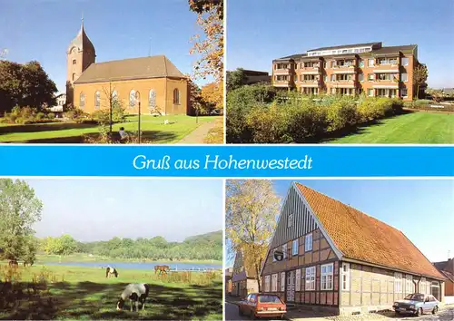 AK, Hohenwestedt, vier Abb., Version 1, um 1989