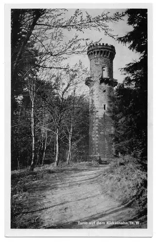 AK, Ilmenau Thür. Wald, Turm auf dem Kickelhahn, 1953