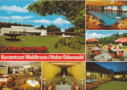 AK, Waldbrunn Odenwald, Kurzentrum, sechs Abb., 1979