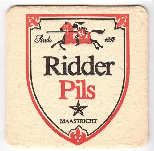 Bierdeckel, Ridder Pils, Maastrich, um 1995