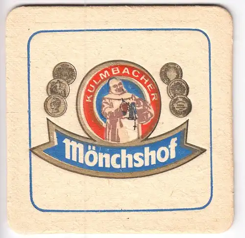 Bierdeckel, Mönchshof Kulmbach, um 1990