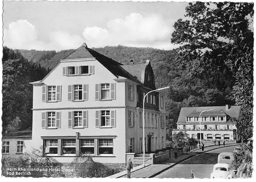 AK, Bad Bertrich, Heim Rheinland und Hotel Diana, um 1960