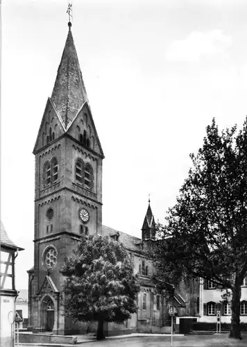 AK, Bassenheim Kr. Koblenz, Kath. Pfarrkirche, um 1965
