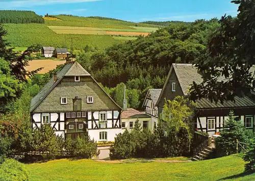 AK, Oberkirchen Sauerland, Pension Gut Vorwald, um 1980