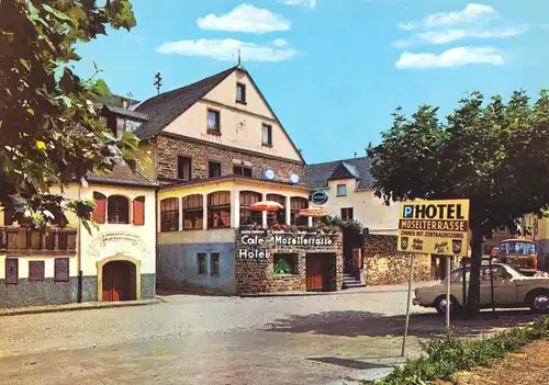 AK, Eller Mosel, Hotel Moselterrasse, um 1979