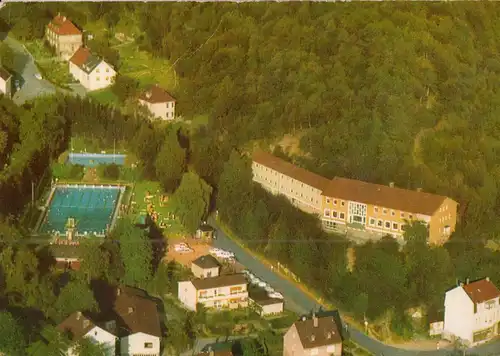 AK, Altena Westf., Jugendherberge und Schwimmbad, Version 2, um 1978