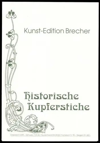 Mappe mit vier Nachdrucken hist. Kupferstiche von James Audubon, 1980er