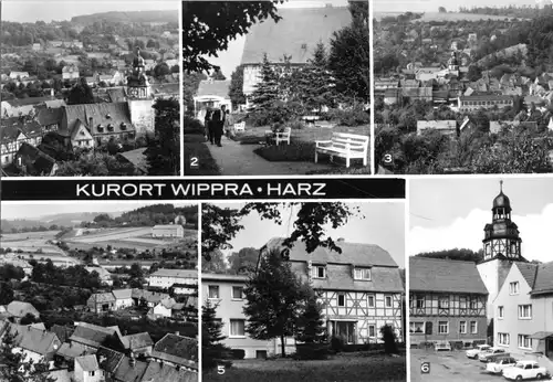AK, Kurort Wippra, Harz, sechs Abb., 1984