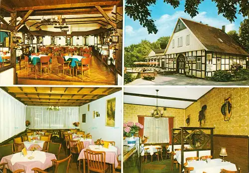 AK, Bad Oeynhausen, Tanz-Café Siekertal, vier Abb., 1977