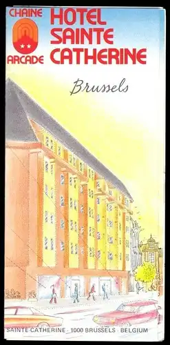 Prospekt, Hotel Sainte Catherine, Brüssel, um 1990