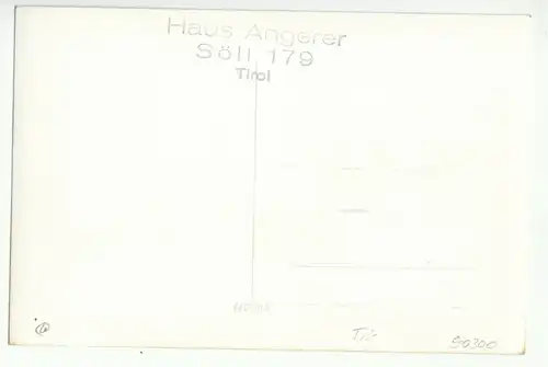 AK, Söll Tirol, Haus Angerer, Version 2, um 1960