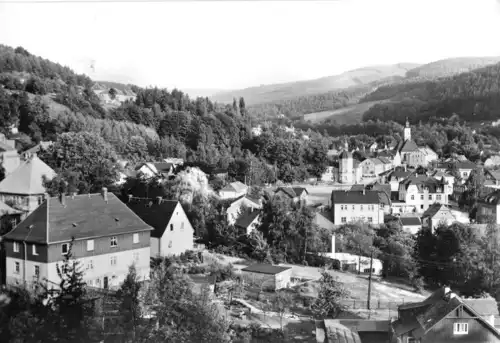 AK, Schmiedeberg Kr. Dippoldiswalde, Teilansicht, 1985