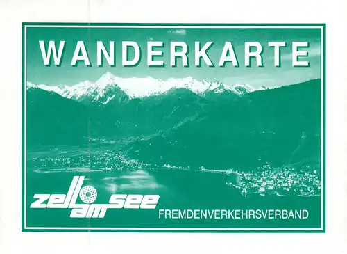 Wanderkarte, Zell am See, um 2000