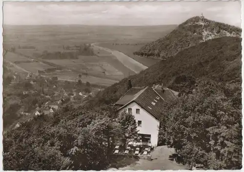 AK, Hausberge a.d. Porta, Hotel "Bismarckburg" am Fernsehturm, 1965