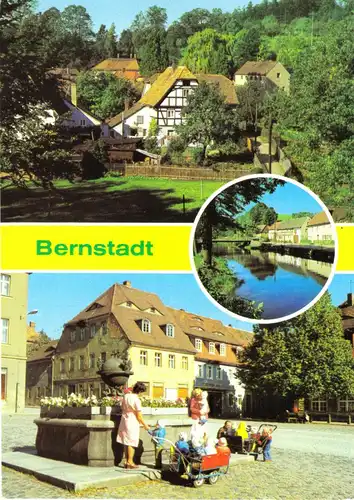 AK, Bernstadt Kr. Löbau, drei Abb., 1982