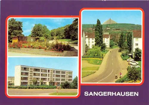 AK, Sangerhausen, drei Abb., 1982