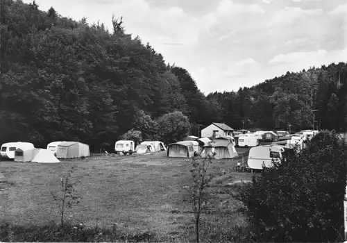 AK, Friedland Niedersachsen, OT Reiffenhausen, Zeltplatz, um 1975