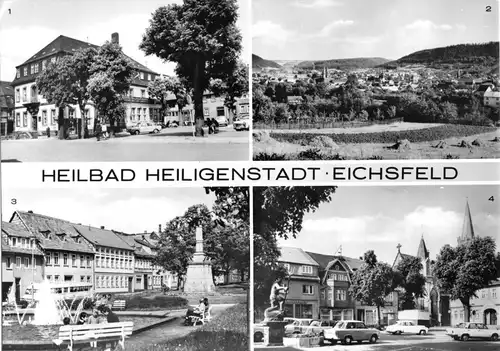 AK, Heilbad Heiligenstadt Eichsfeld, vier Abb., 1975