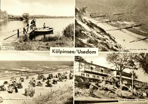 AK, Loddin Usedom, OT Kölpinsee, vier Abb., 1970