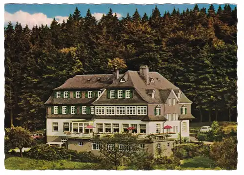 AK, Rimberg Hochsauerland, Hotel - Pension Knoche, um 1968