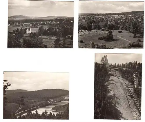 Mäppchen mit 10 kleinen Fotos, Oberhof Thür., 1966, Format: 8,8 x 6,5 cm