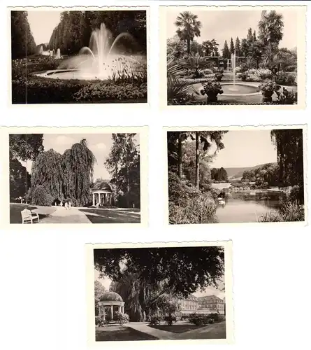 10 kleine Fotos, Bad Pyrmont, 1960er, Format: 9,1 x 6,5 cm