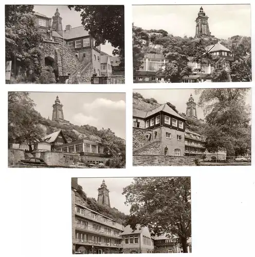 Mäppchen mit 10 kleinen Fotos, Kyffhäuser, 1972, Format: 8,8 x 5,8 cm