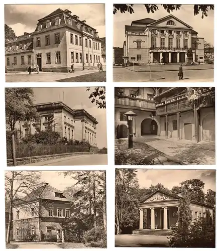 Mäppchen mit 20 kleinen Fotos, Das klassische Weimar, 1962, Format: 9 x 6,8 cm