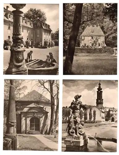 Mäppchen mit 20 kleinen Fotos, Das klassische Weimar, 1962, Format: 9 x 6,8 cm