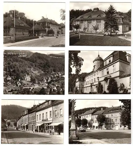 Mäppchen mit 10 kleinen Fotos, Bad Gottleuba, 1975, Format: 9 x 6,2 cm