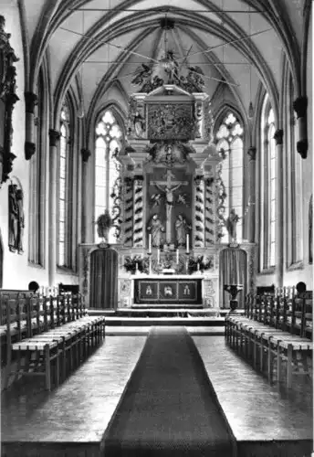 AK, Blankenburg Harz, Bartholomäikirche, innen, 1977