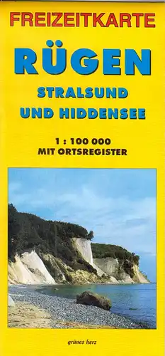 Freizeitkarte, Rügen mit Stralsund und Hiddensee, 2004