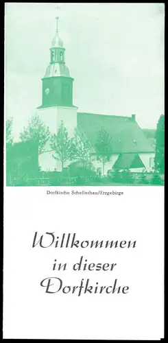 tour. Prospekt, Schellerhau Erzgeb., Dorfkirche, 1986