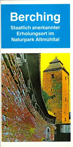 tour. Prospekt, Berching - Erholungsort im Naturpark Altmühltal, um 1980