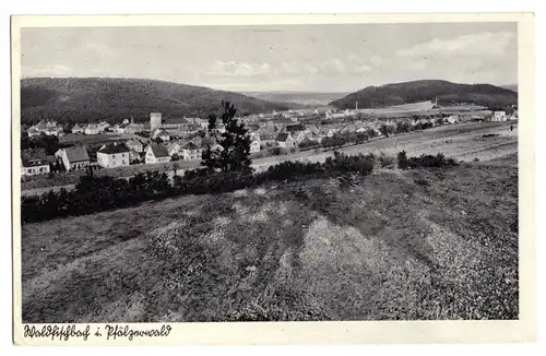 AK, Waldfischbach i. Pfälzerwald, Gesamtansicht, um 1940