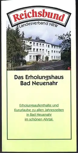 Prospekt, Reichsbund, Erholungshaus, Bad Neuenahr, 1994