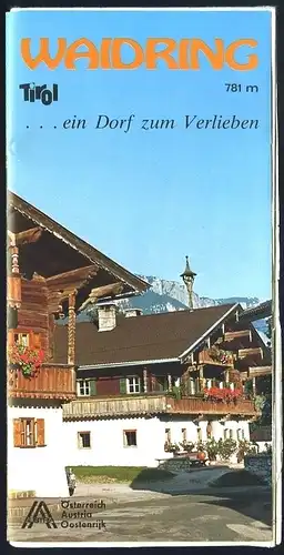 Prospekt, Waidring, Tirol, 1983