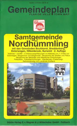 Stadtplan, Samtgemeinde Nordhümmling, 2. Aufl., um 2003