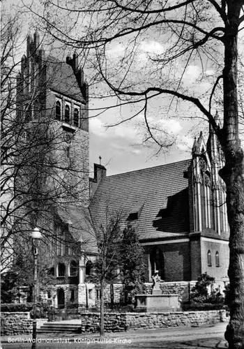 AK, Berlin Waidmannslust, Königin-Luise-Kirche, um 1965